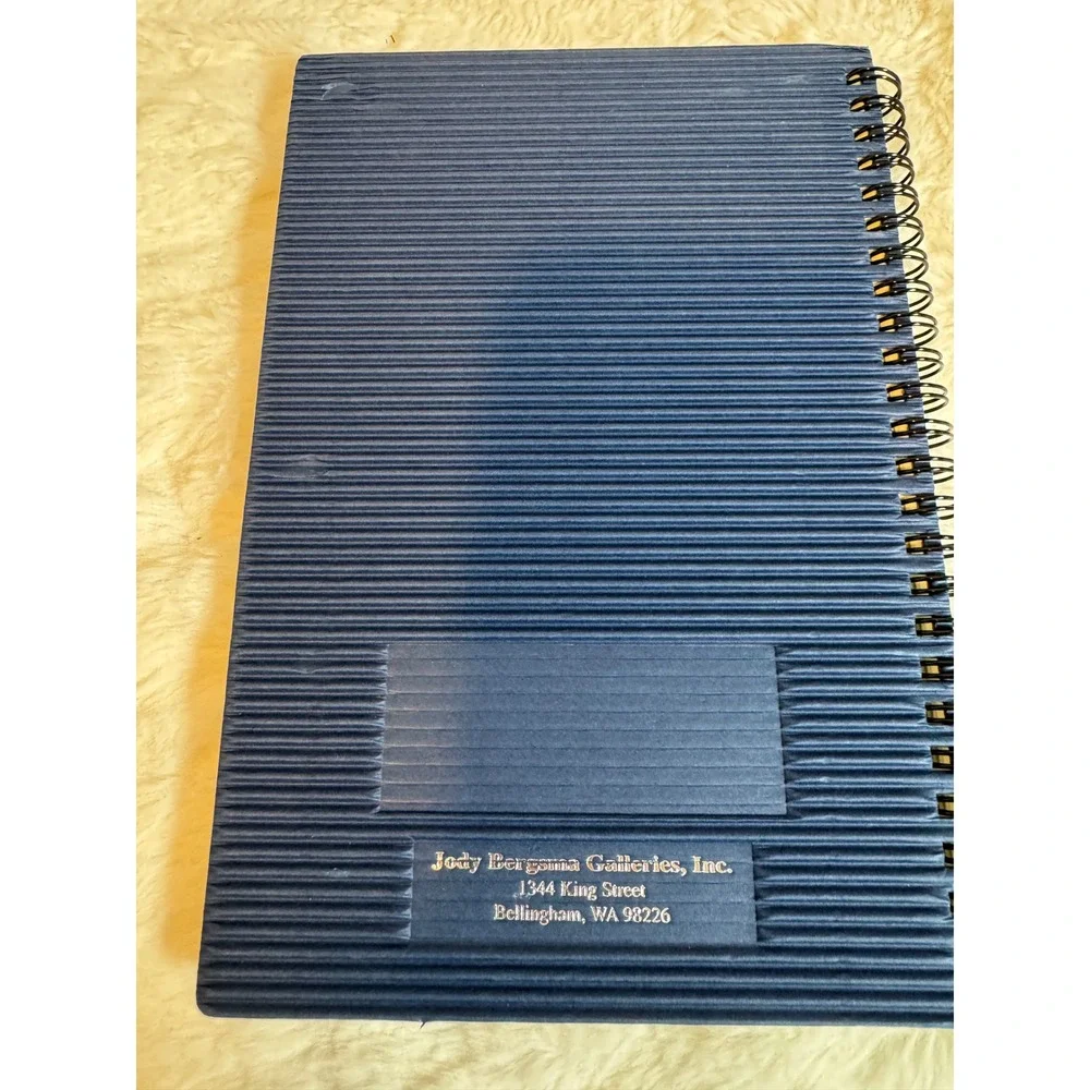 Jody Bergsma Dreamswork Journal Spiral Lined Notebook Horse Art Navy Blue Cover
